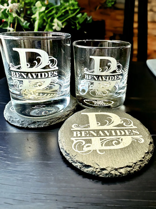 10 1/2 oz Round Glass