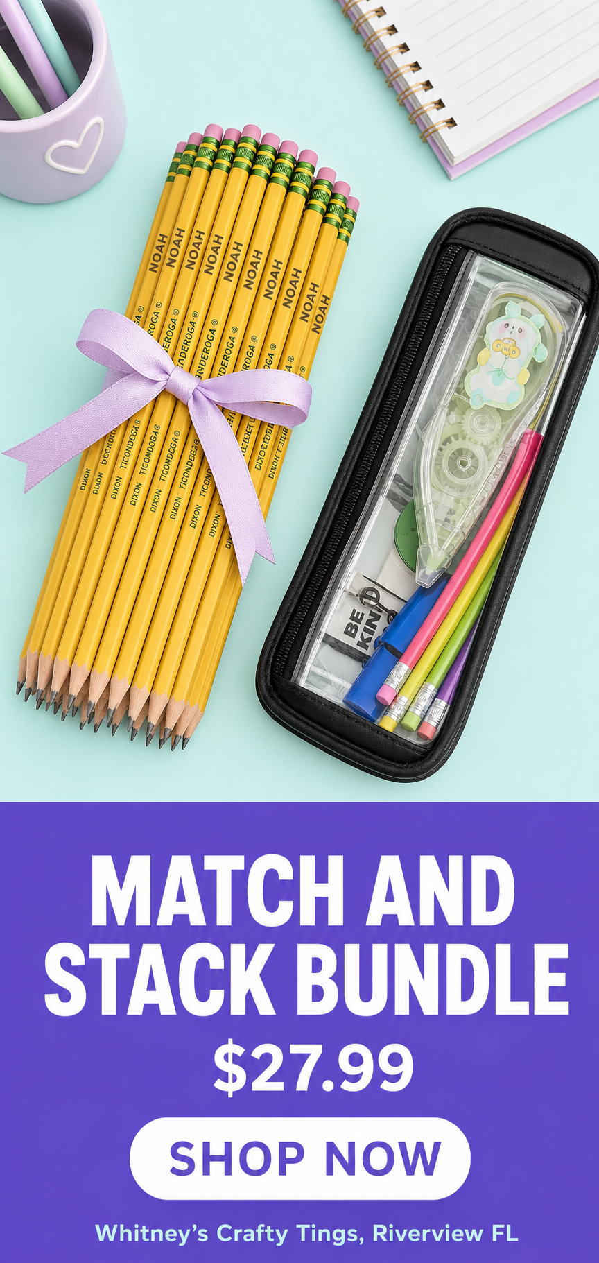 Match and Stack Bundle pricing promo graphic