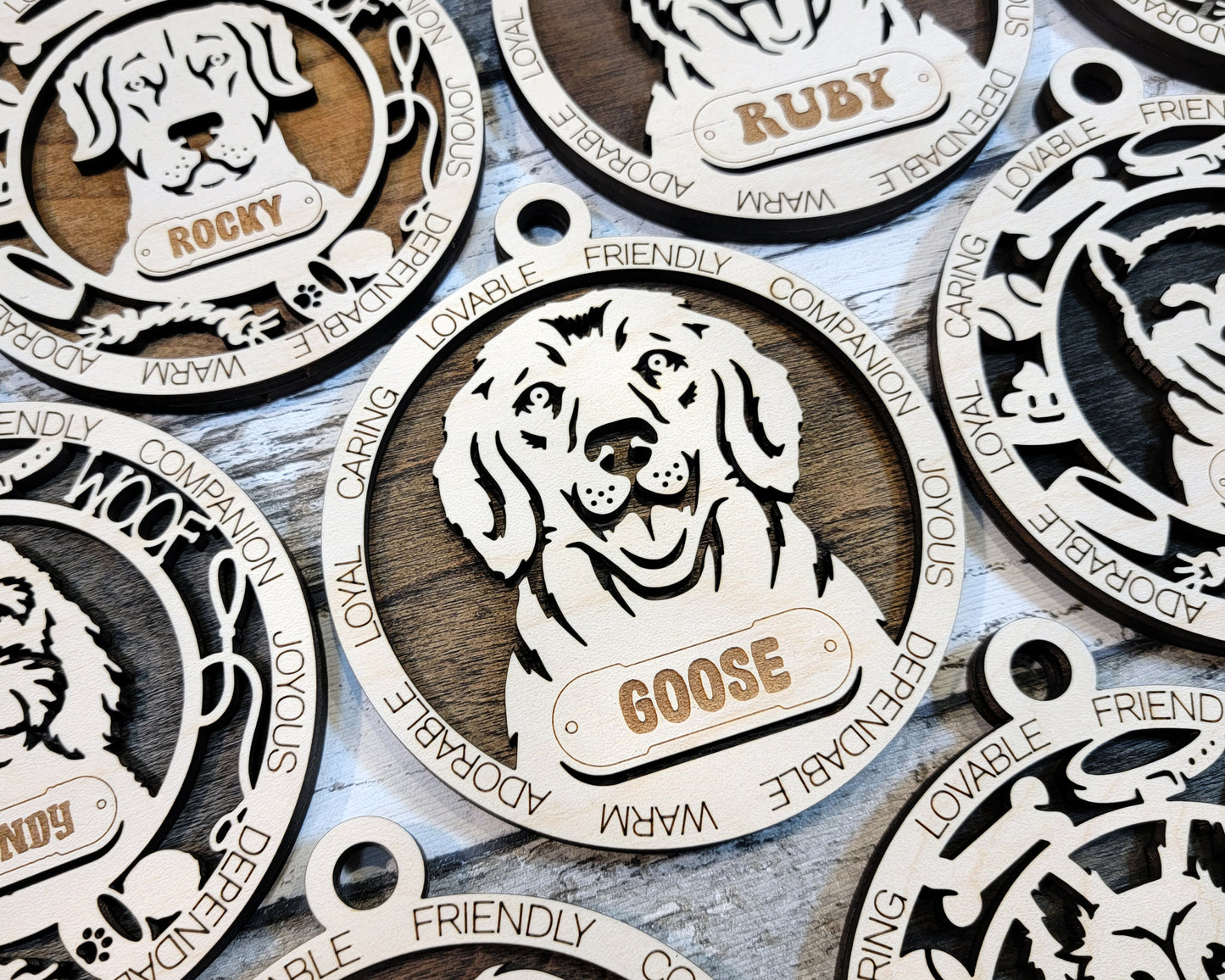 Adorable Dog Ornaments (A Breeds)