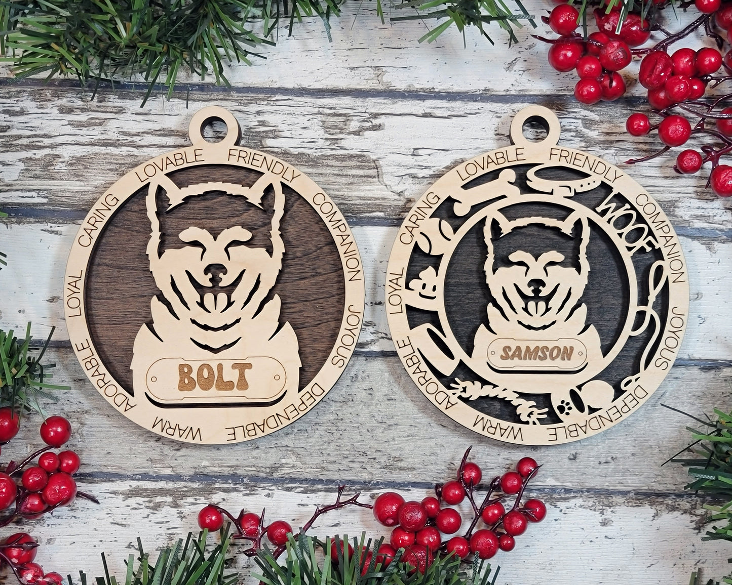 Adorable Dog Ornaments (A Breeds)