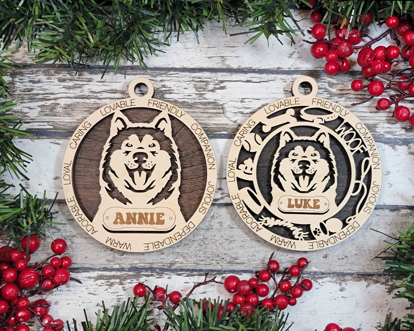 Adorable Dog Ornaments (A Breeds)