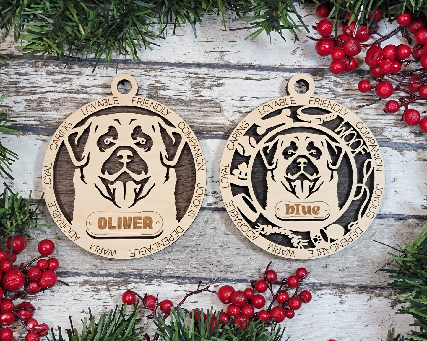 Adorable Dog Ornaments (A Breeds)