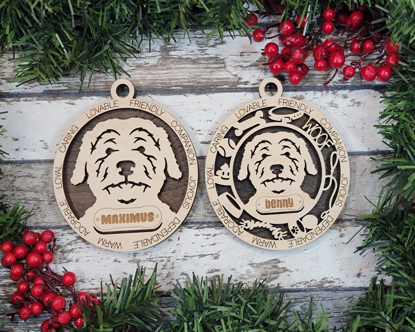 Adorable Dog Ornaments (A Breeds)