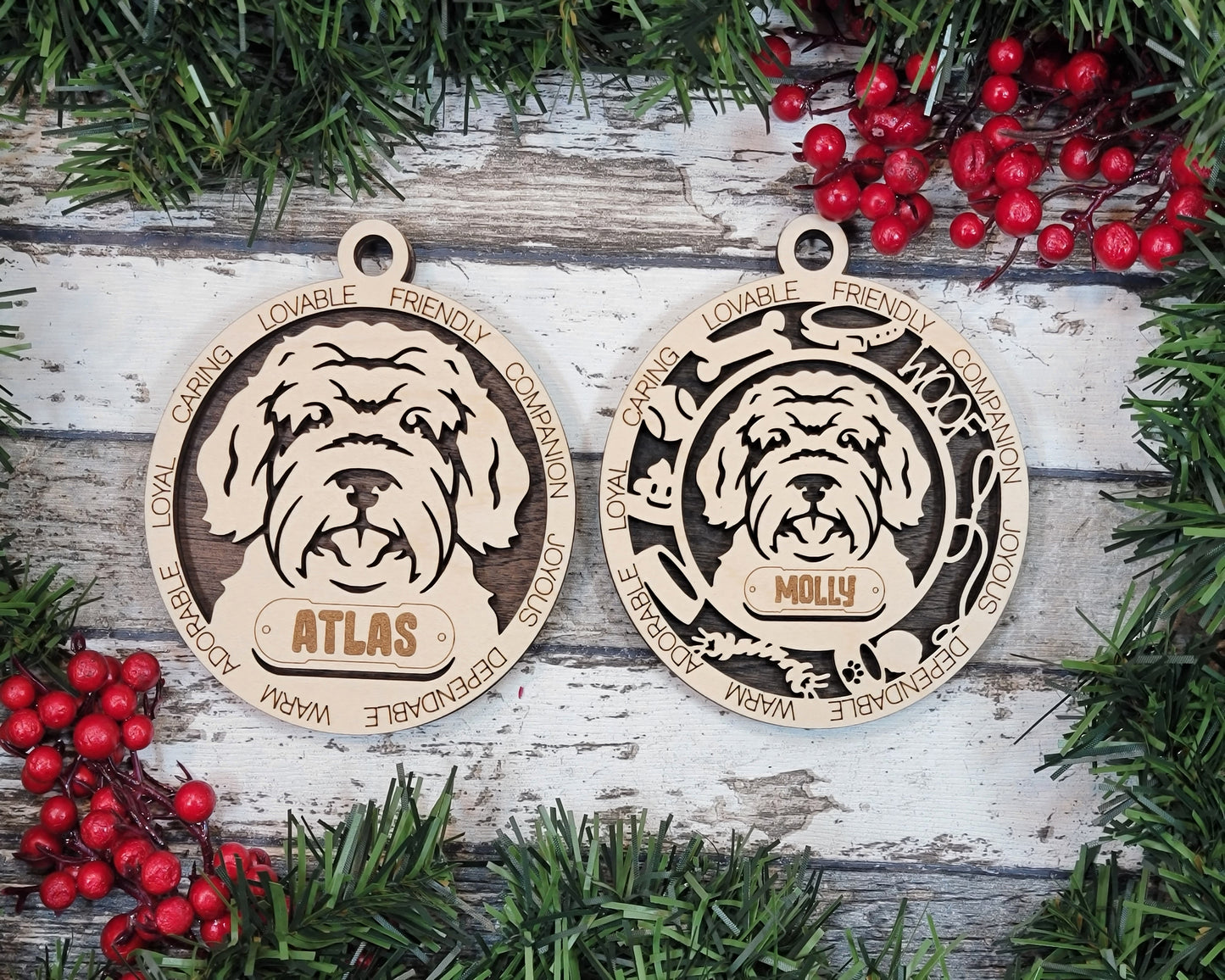Adorable Dog Ornaments (A Breeds)
