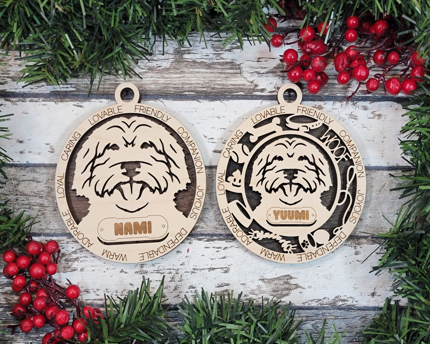 Adorable Dog Ornaments (A Breeds)