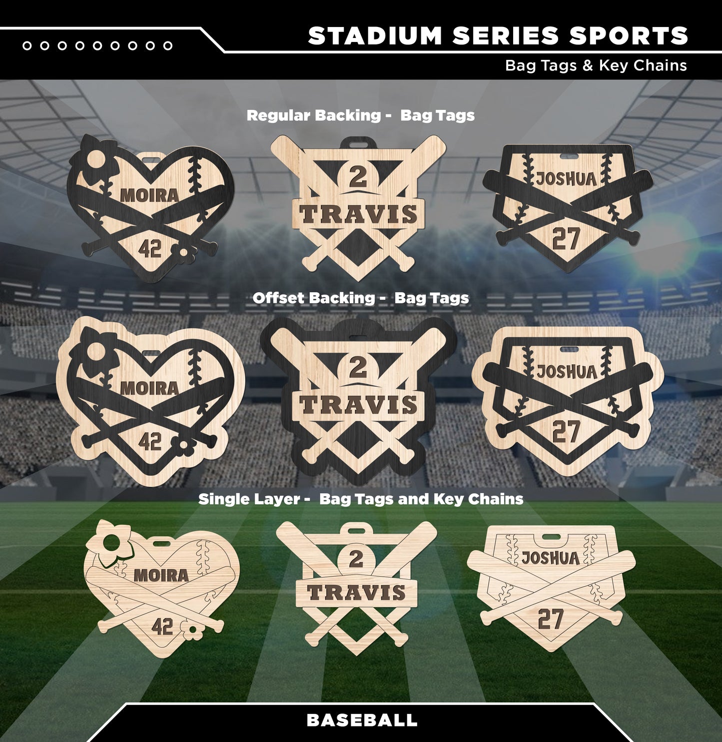 Stadium Series Bag Tags & Key Chains
