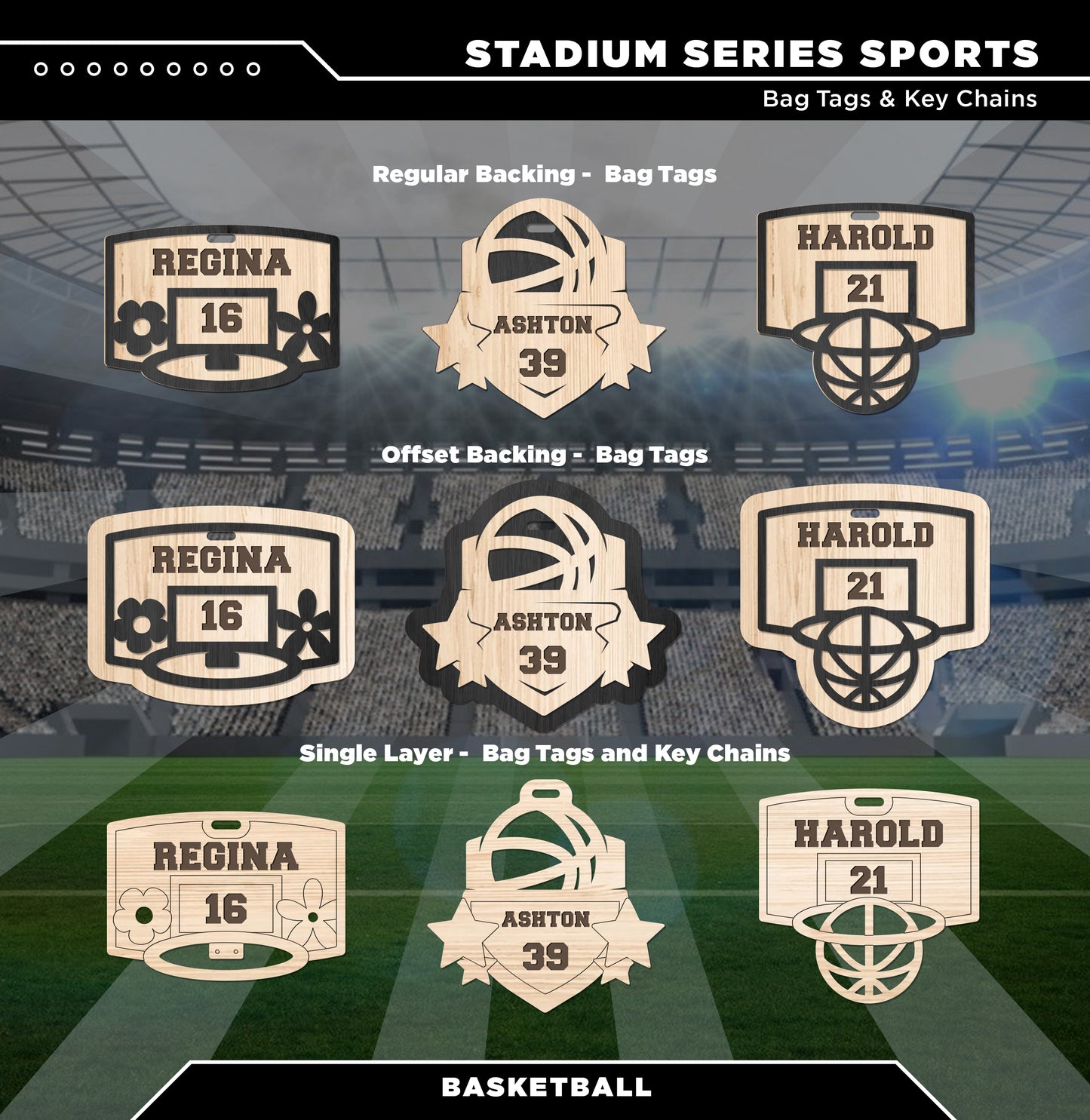 Stadium Series Bag Tags & Key Chains