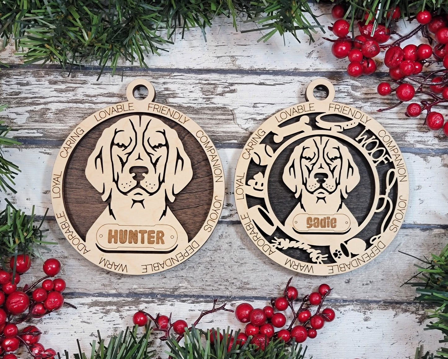Adorable Pet Ornaments (B Breeds)