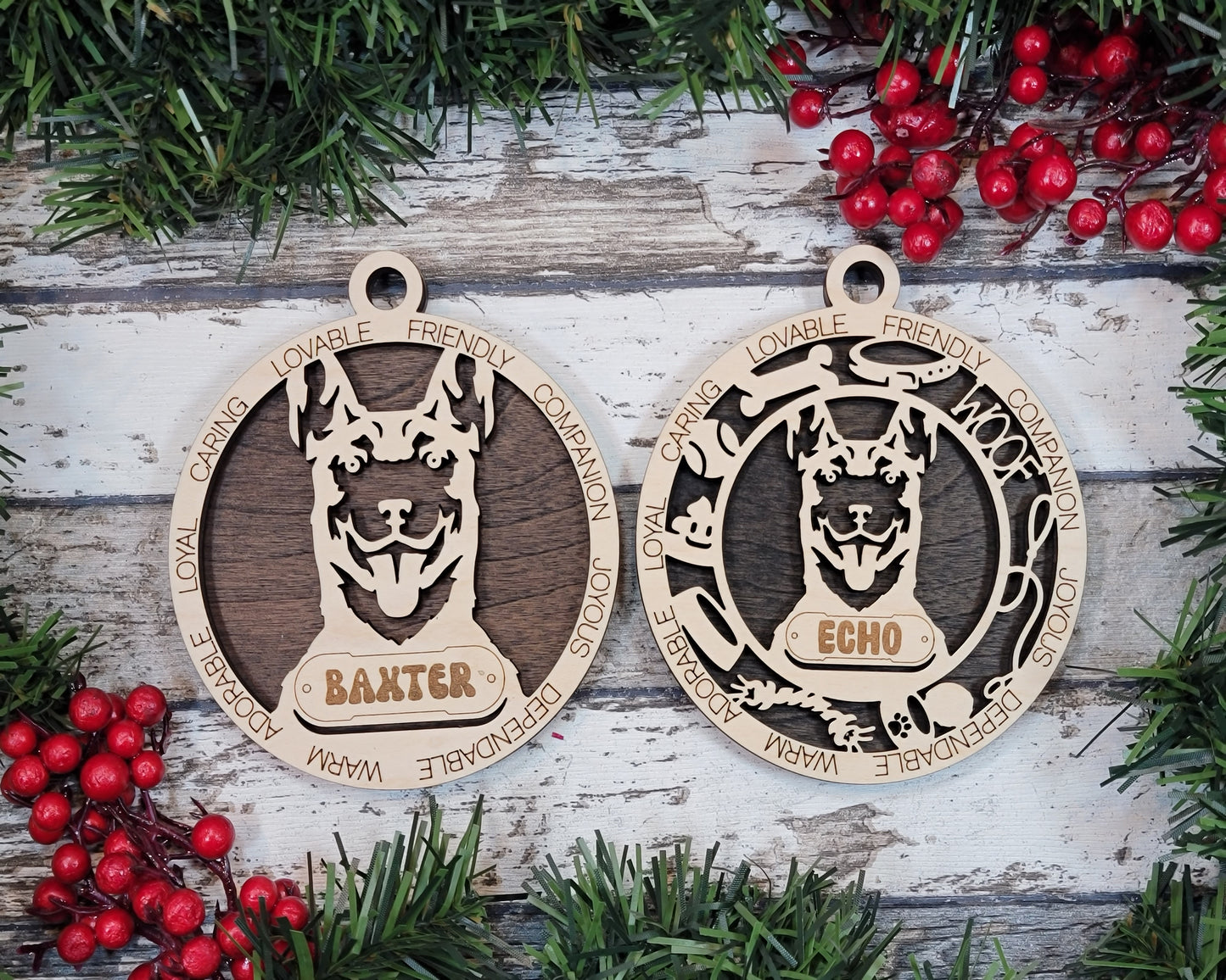 Adorable Pet Ornaments (B Breeds)