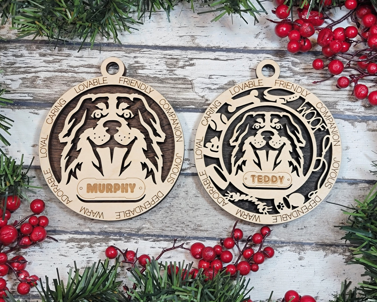 Adorable Pet Ornaments (B Breeds)