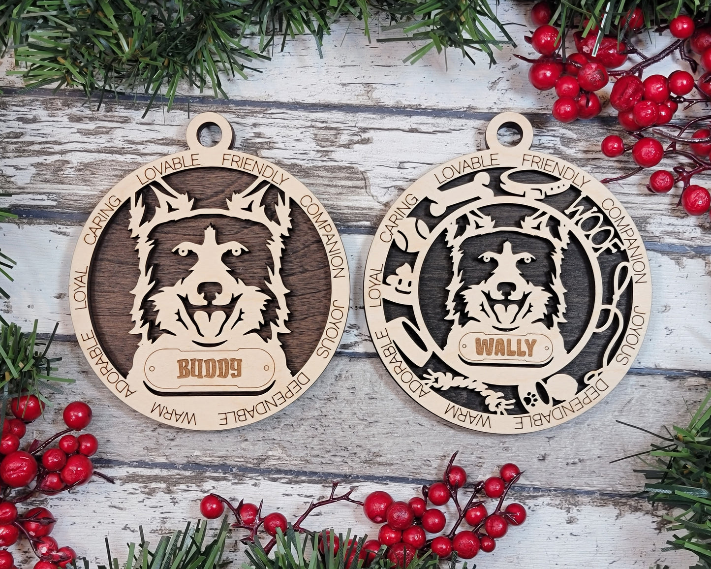 Adorable Pet Ornaments (B Breeds)