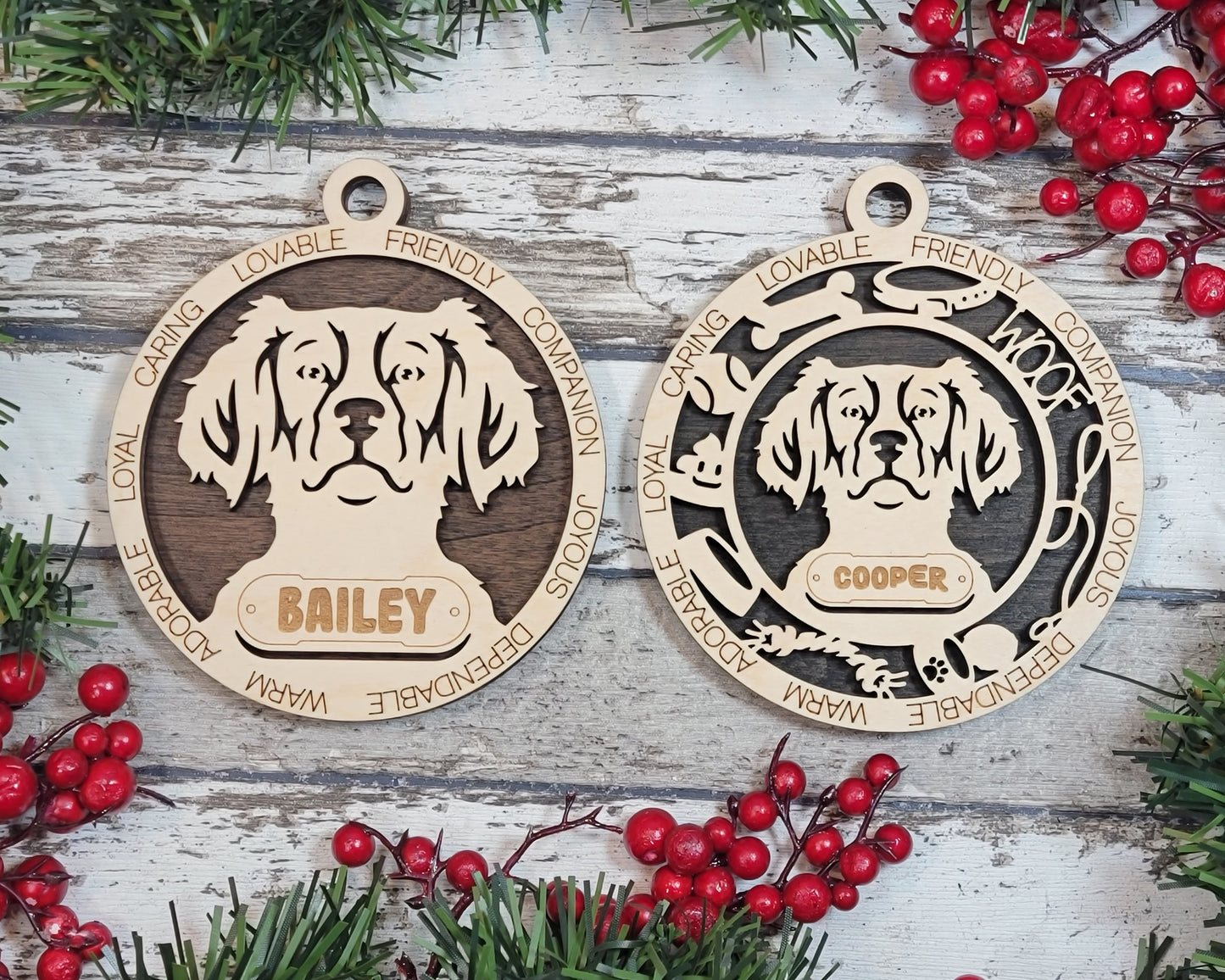 Adorable Pet Ornaments (B Breeds)