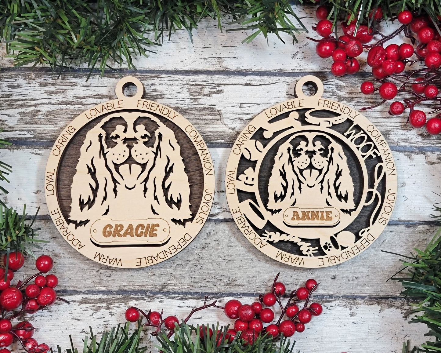 Adorable Dog Ornaments (C Breeds)