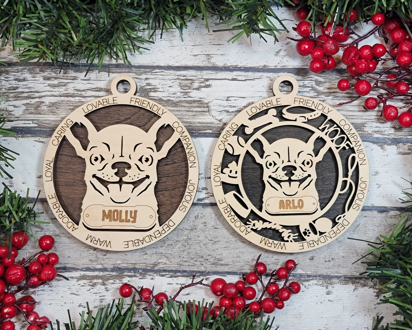 Adorable Dog Ornaments (C Breeds)
