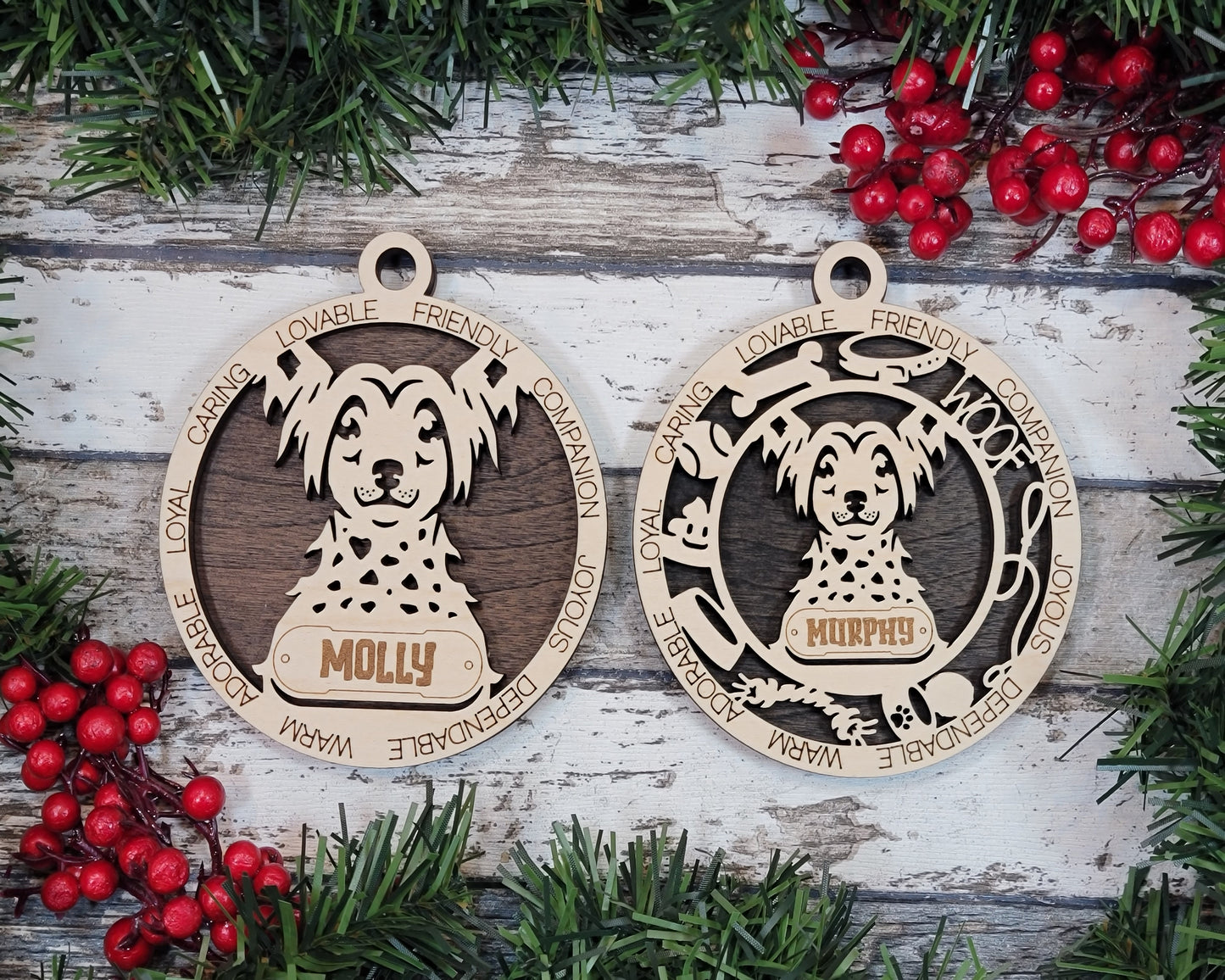 Adorable Dog Ornaments (C Breeds)
