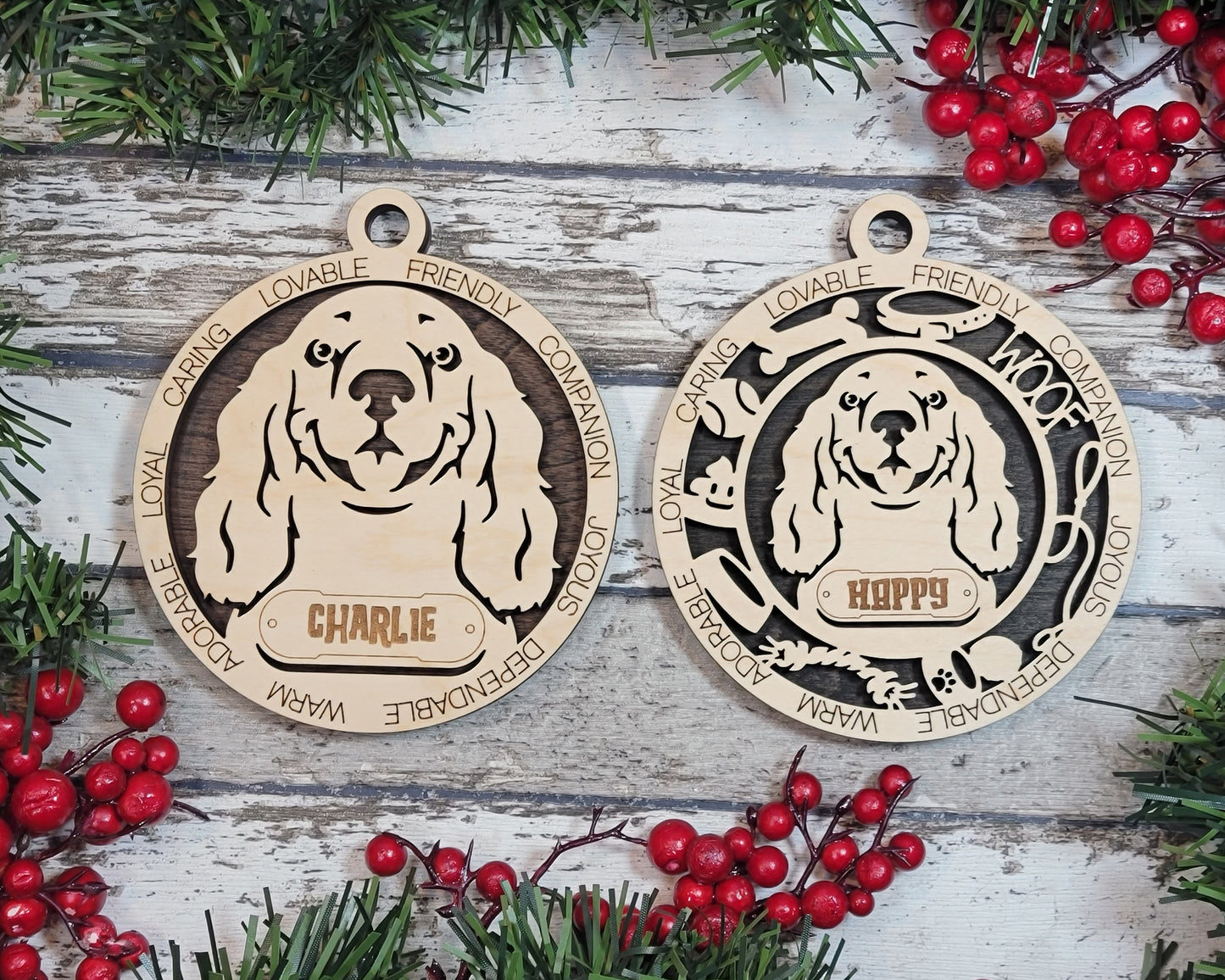 Adorable Dog Ornaments (C Breeds)