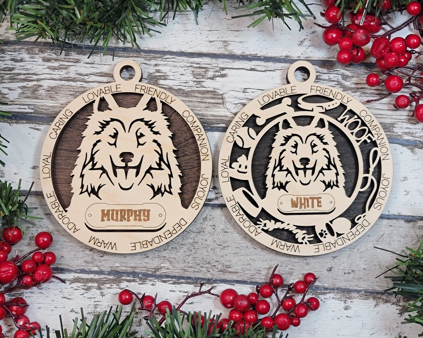 Adorable Dog Ornaments (C Breeds)