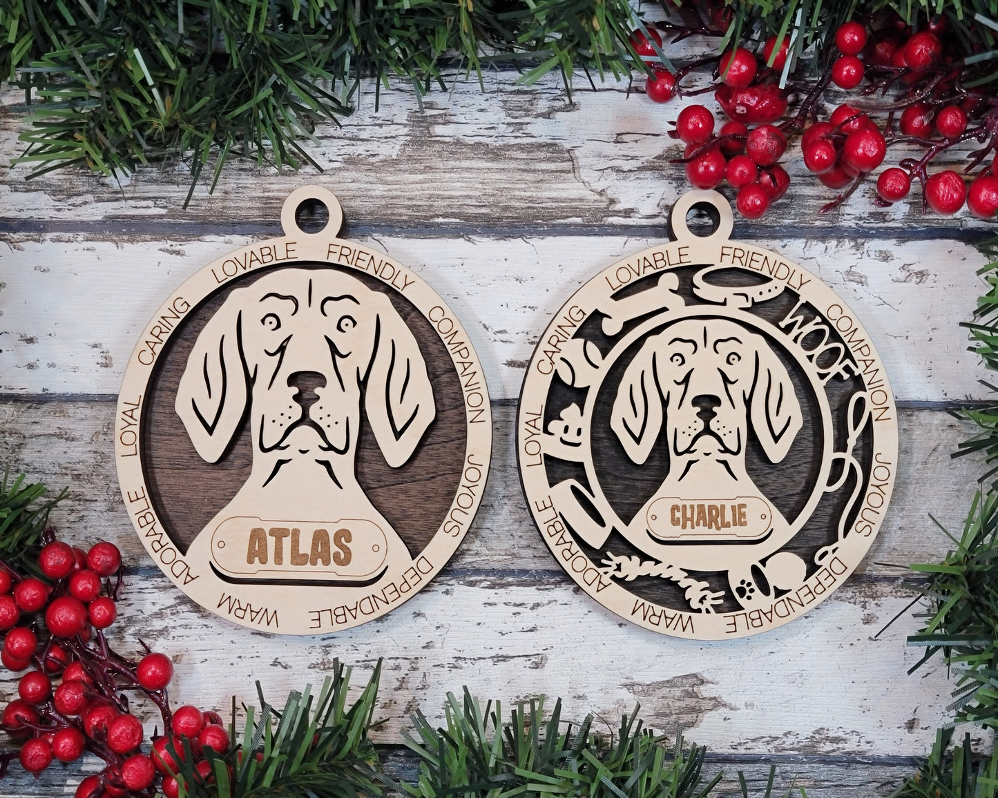 Adorable Dog Ornaments (C Breeds)