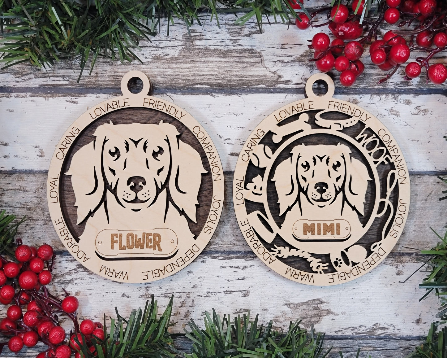 Adorable Pet Ornaments (D Breeds)