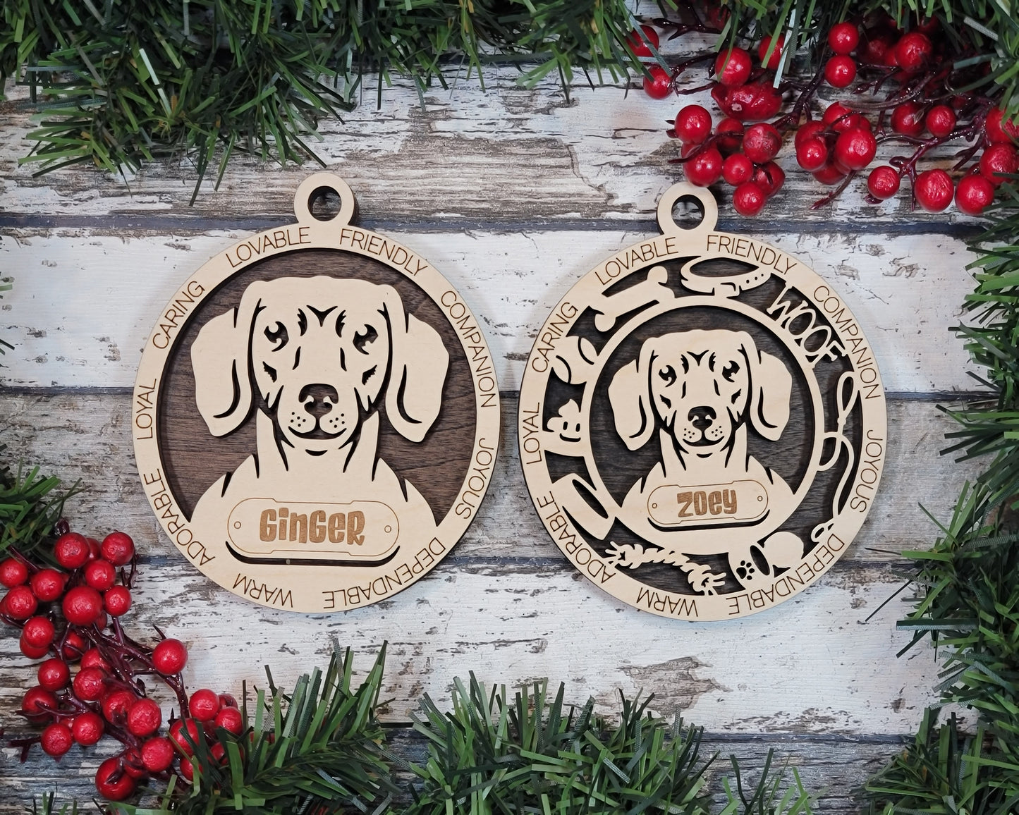 Adorable Pet Ornaments (D Breeds)