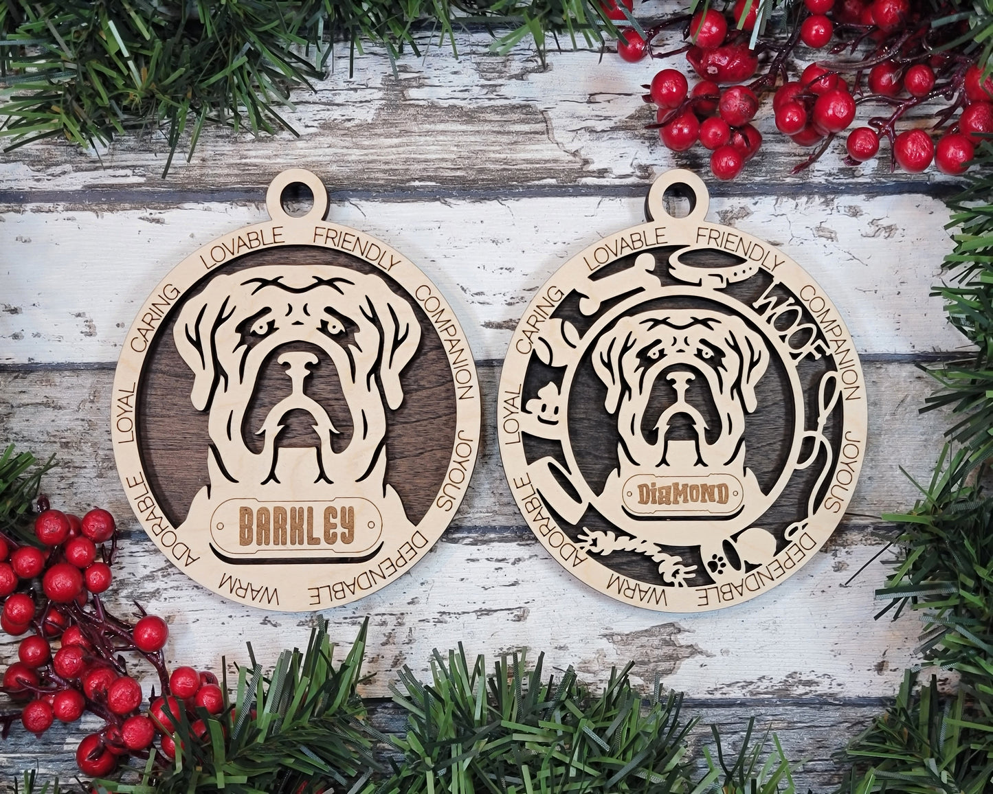 Adorable Dog Ornaments (E Breeds)