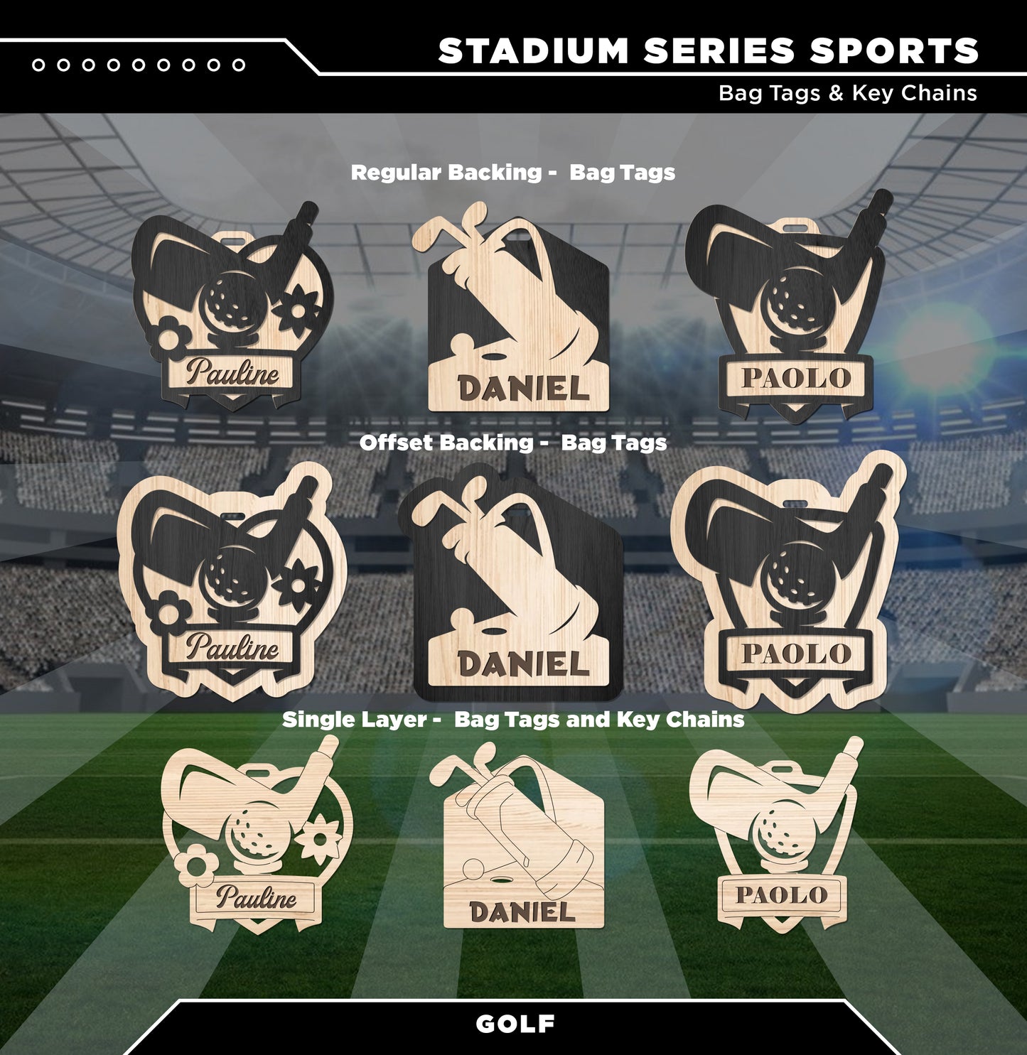 Stadium Series Bag Tags & Key Chains