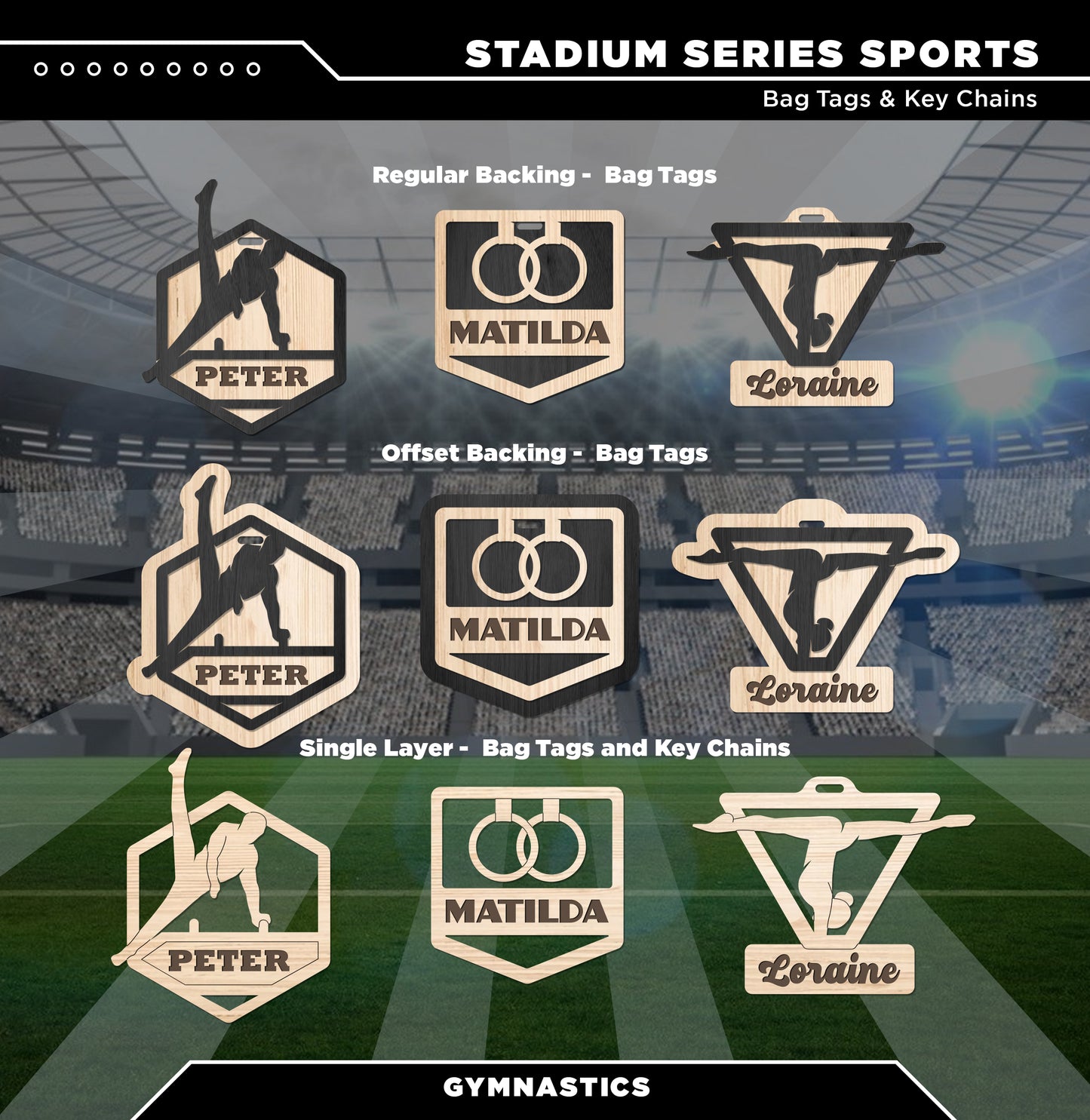 Stadium Series Bag Tags & Key Chains