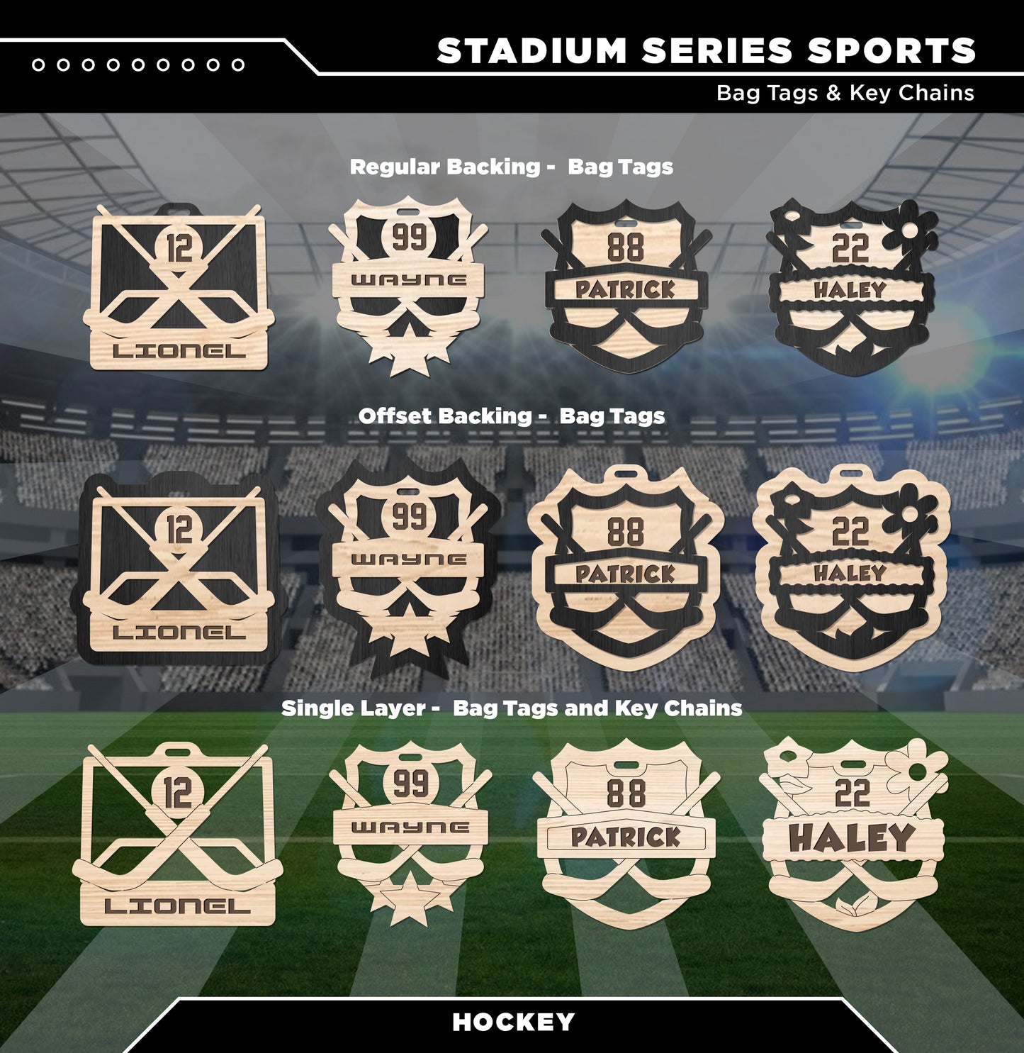 Stadium Series Bag Tags & Key Chains