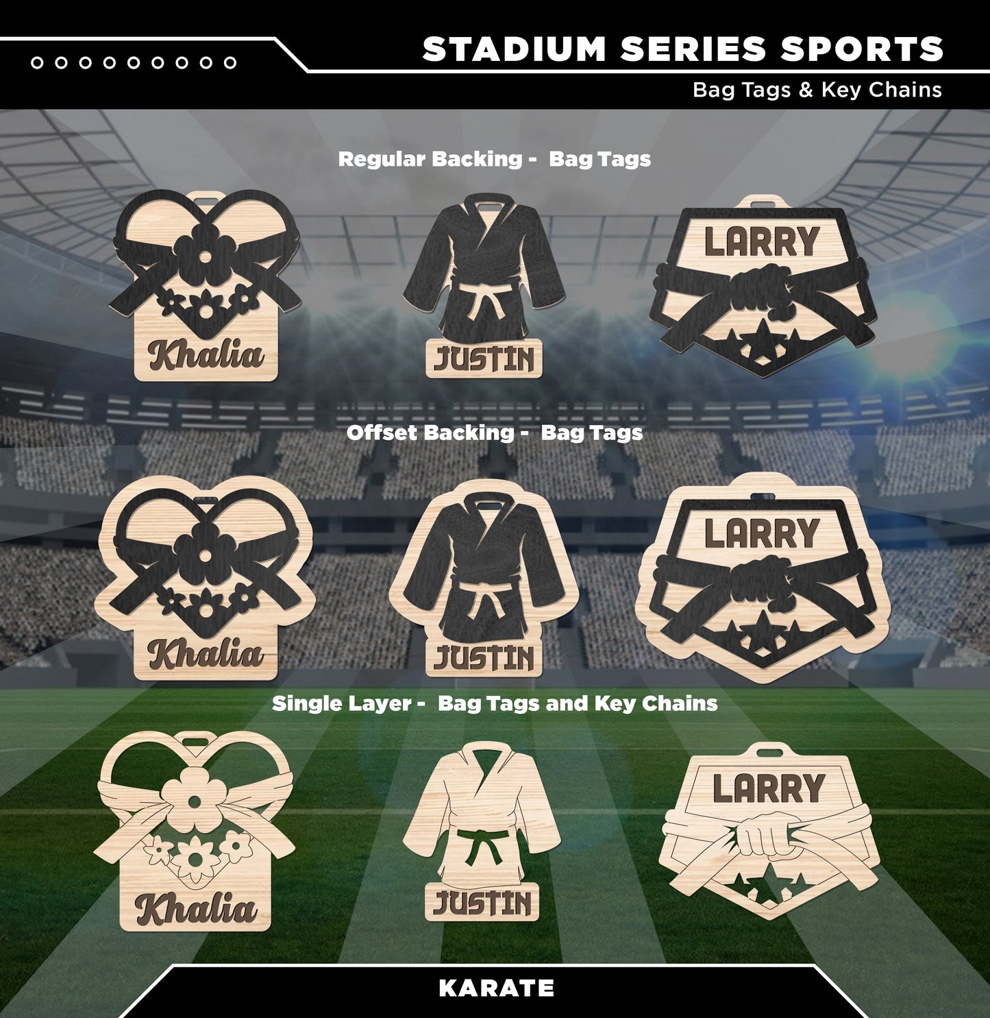 Stadium Series Bag Tags & Key Chains