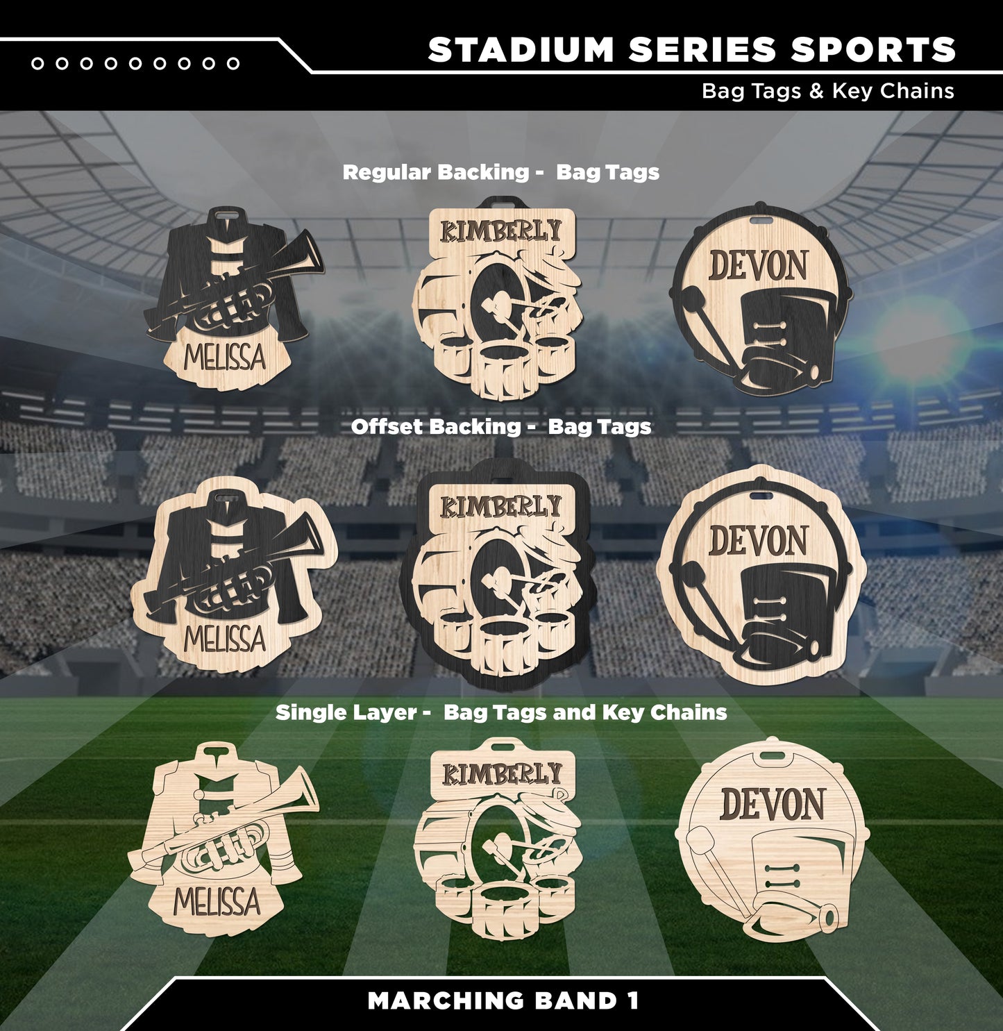 Stadium Series Bag Tags & Key Chains