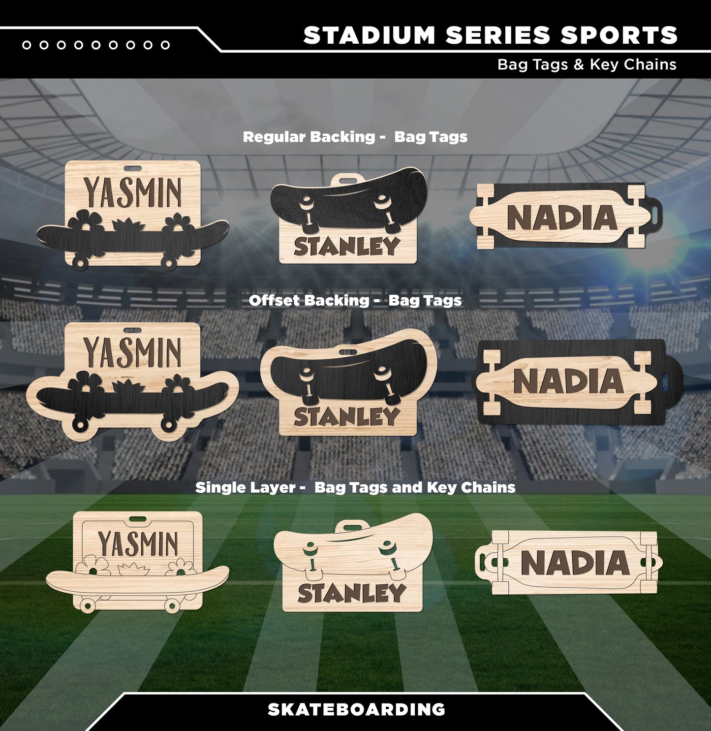 Stadium Series Bag Tags & Key Chains
