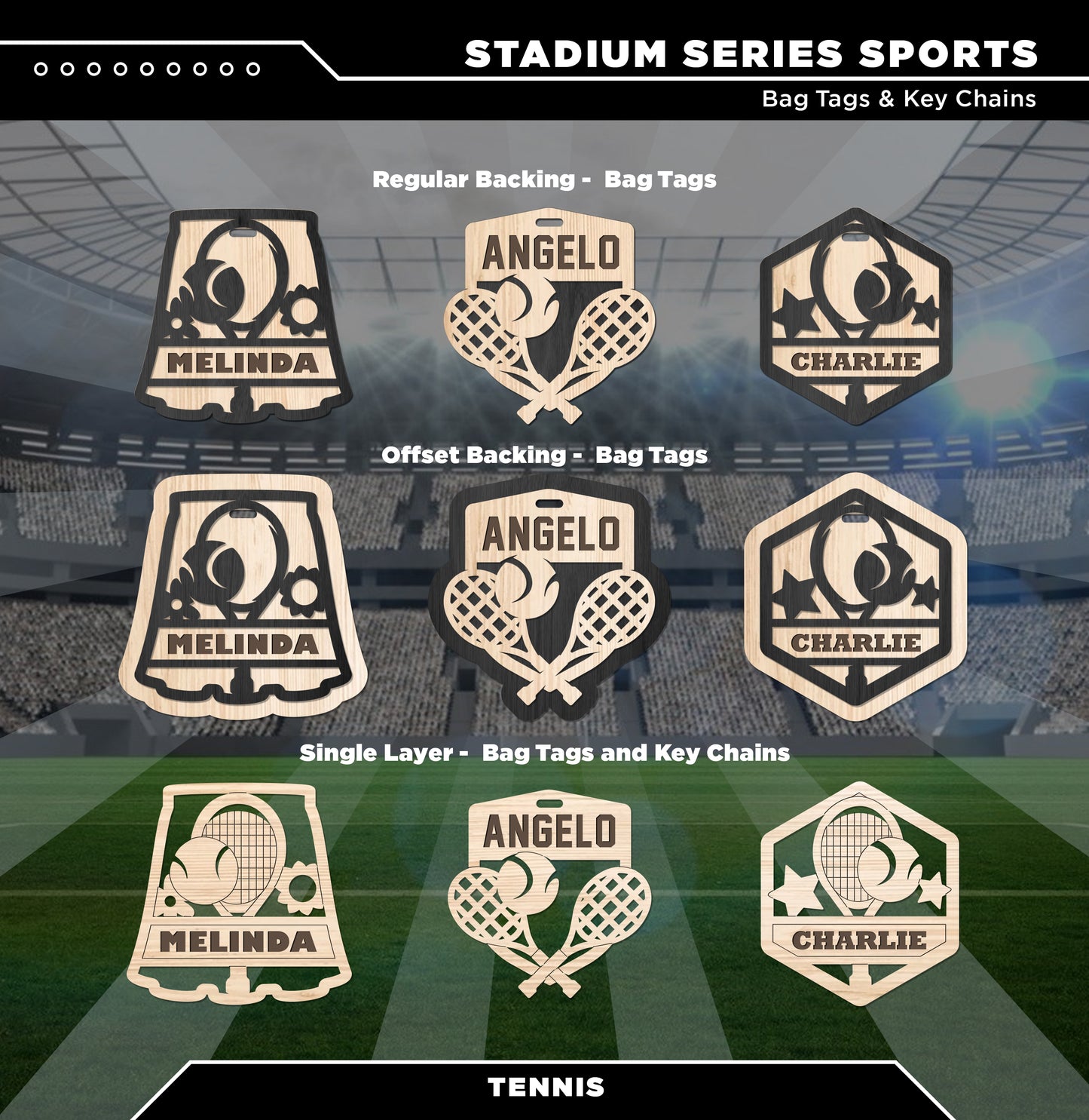 Stadium Series Bag Tags & Key Chains