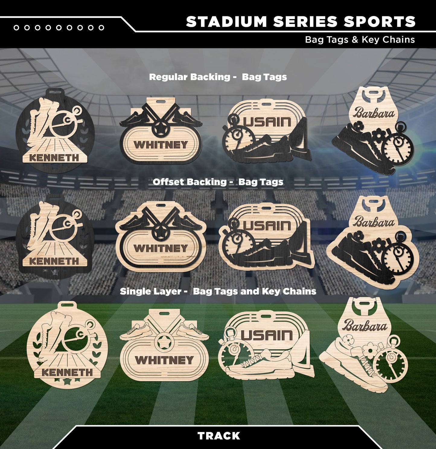 Stadium Series Bag Tags & Key Chains