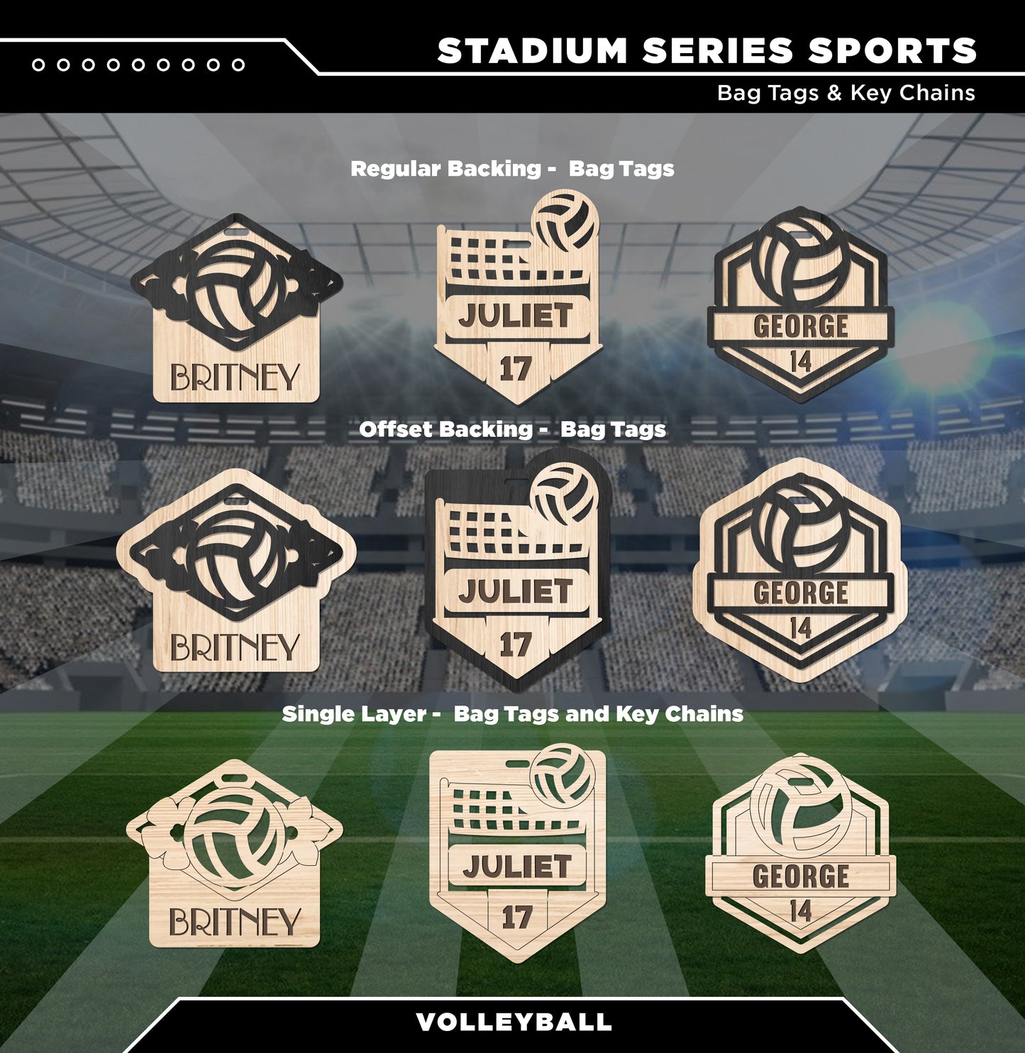 Stadium Series Bag Tags & Key Chains